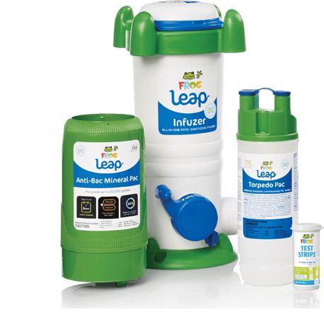 Looking for a change in your Pool Water Care?  Check out the Pool Frog Leap System