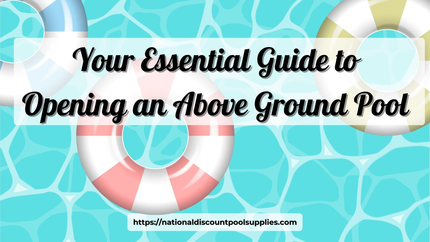 How to Open a Pool for The Summer with Video