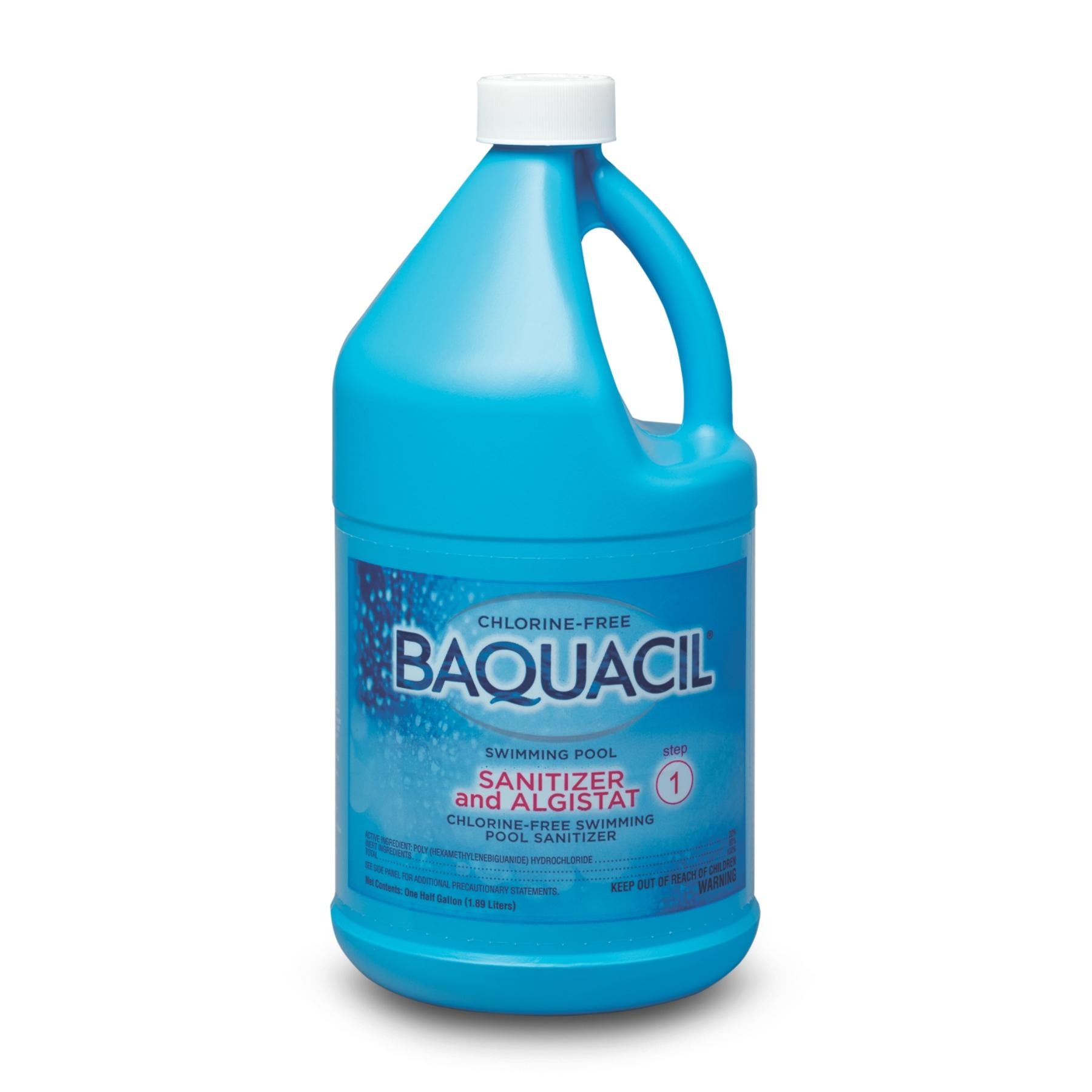 Baquacil Sanitizer and Algistat Step 1 - 1/2 Gallon Bottle Chlorine Free Pool Chemica