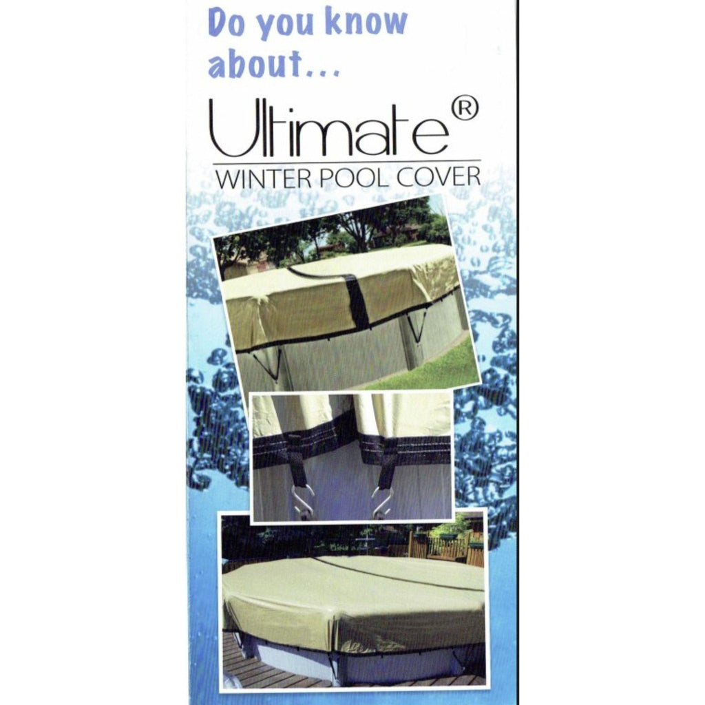 10-Year HPI Ultimate Winter Pool Cover for 33' Round Pools (Cover Size 37') Made In America