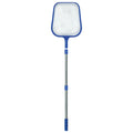 Swimline Pool Skimmer Net & 4' Telescopic Pole Combo