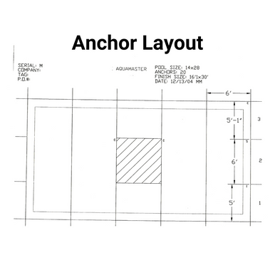 HPI Yard Guard Aquamaster 100% Solid Safety Cover for Rectangular Pool Size 14' x 28'