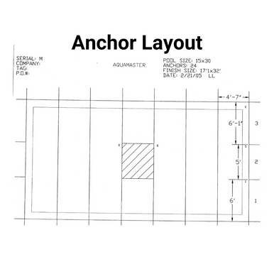 HPI Yard Guard Aquamaster 100% Solid Safety Cover for Rectangular Pool Size 15' x 30'
