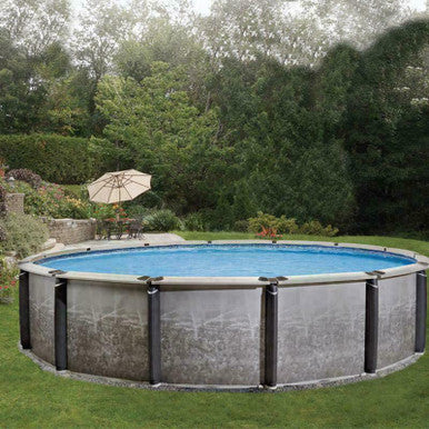Panache 33’ x 54” Round Above Ground Pool Kit (Aluminum Wall)