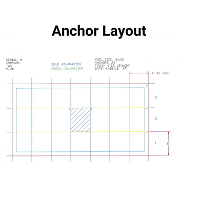 HPI Yard Guard Aquamaster 100% Solid Safety Cover for Rectangular Pool Size 16' x 32'