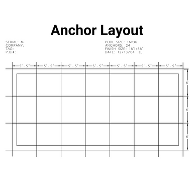 HPI Yard Guard Aquamaster 100% Solid Safety Cover for Rectangular Pool Size 16' x 36'