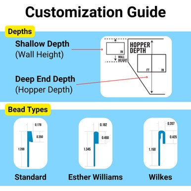 Slate Premier Value Series GLI Inground Pool Liner 27 Mil