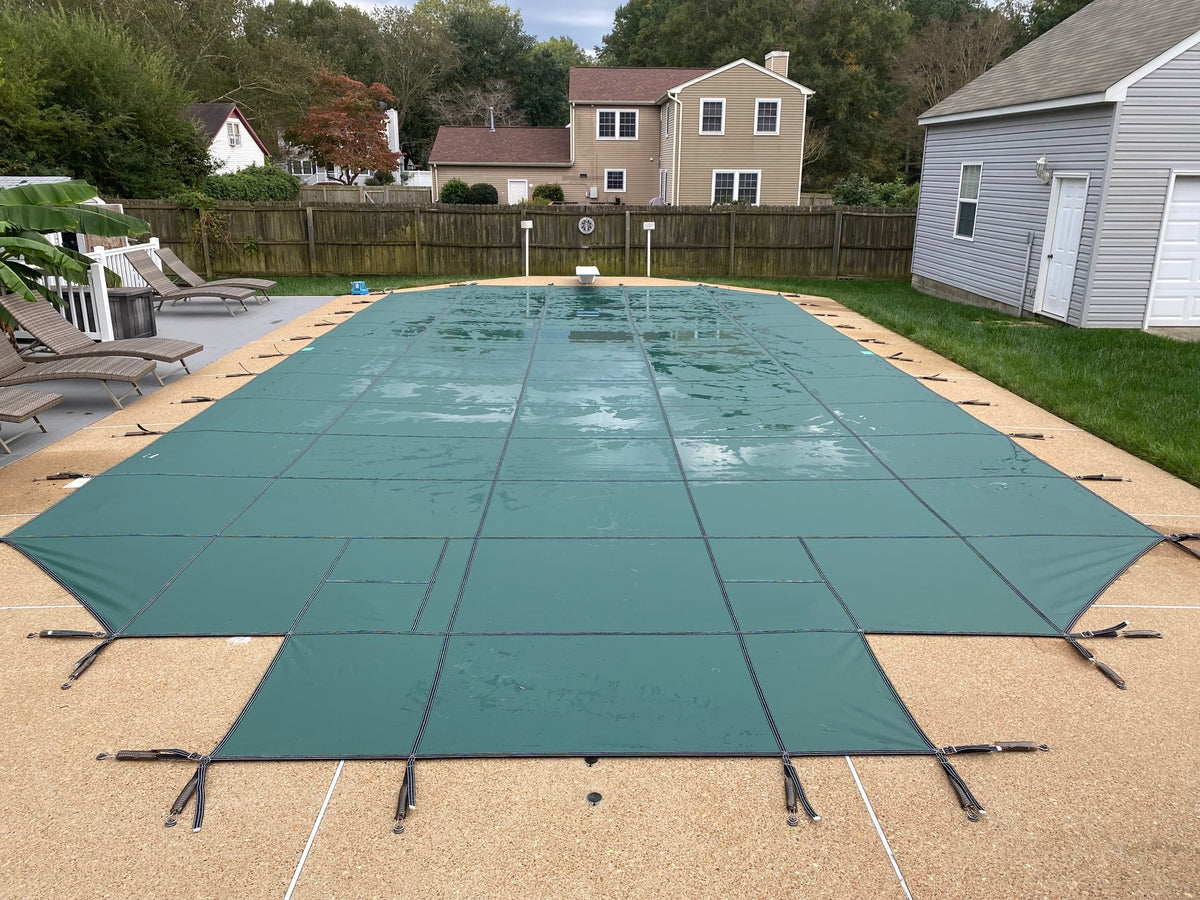 Loop-Loc Ultra-Loc III Solid Safety Cover for 12' x 24' Rectangular Pool