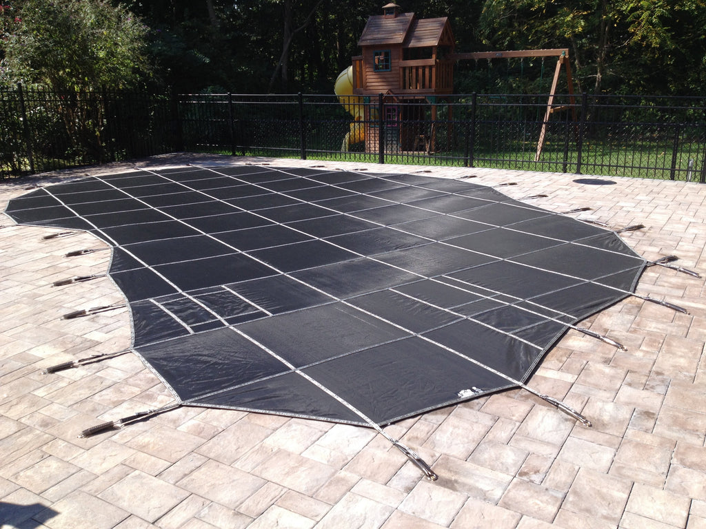 Loop-Loc 12 ft. x 24 ft. Rectangle Super Dense Mesh Safety Cover