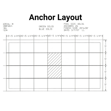 HPI Yard Guard Aquamaster 100% Solid Safety Cover for Rectangular Pool Size 18' x 36'