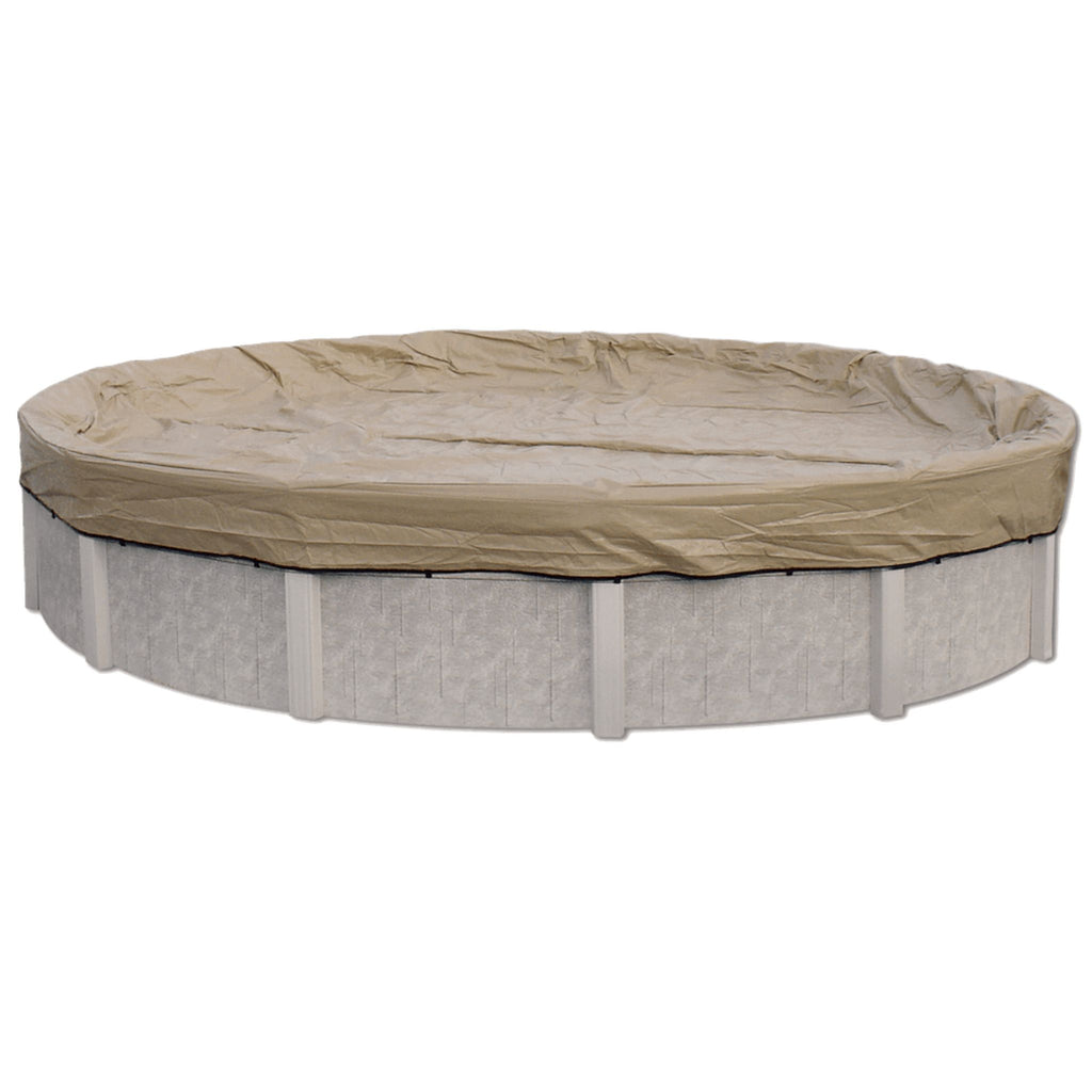 20-Year Midwest Canvas Elite Winter Pool Cover for 21' x 41' Oval Pools (Cover Size 25' x 45')