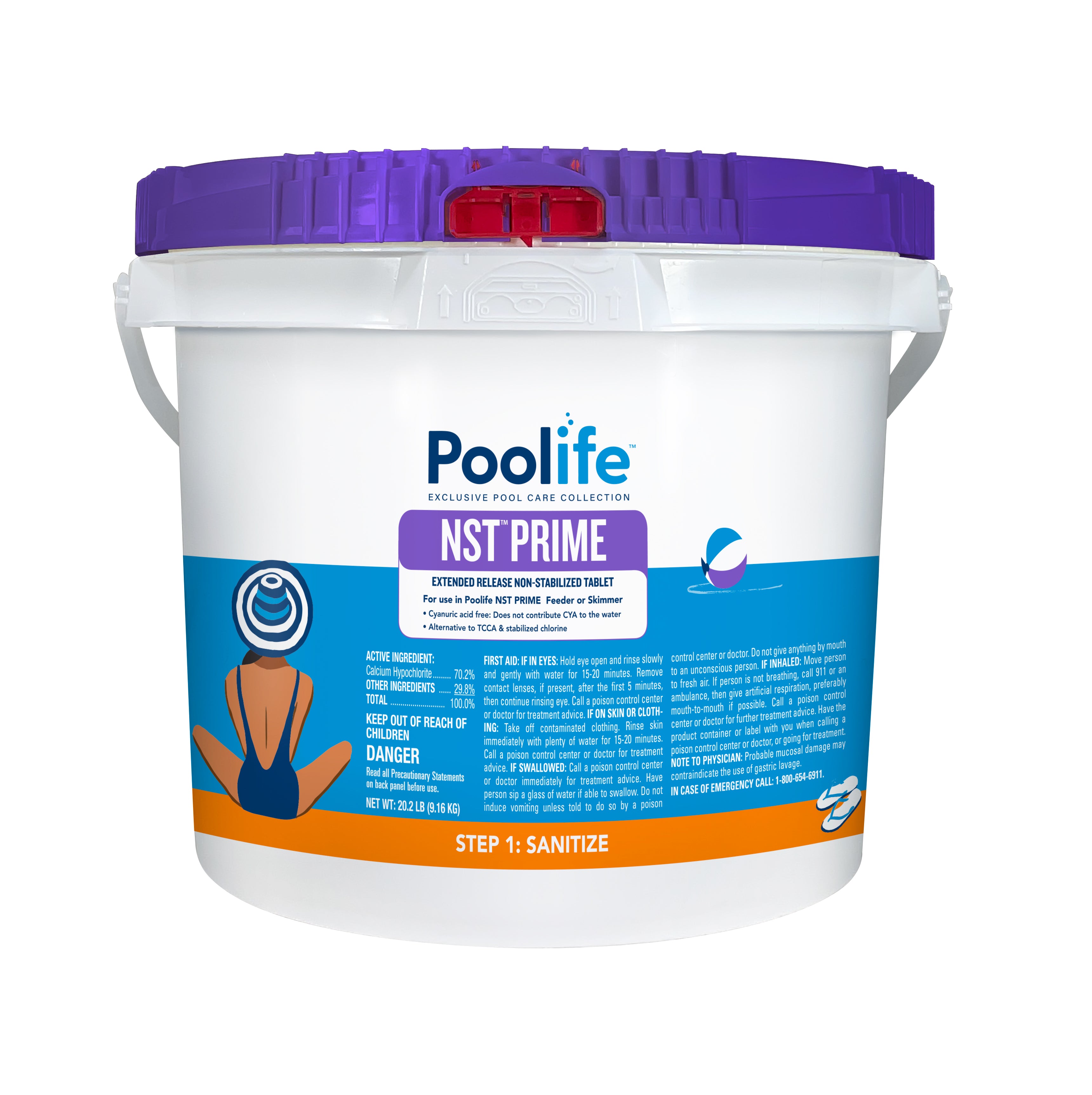 Poolife NST Prime Tablets 20.2lb Bucket