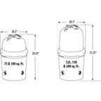 Waterways Cartridge Filter Tank, Clearwater II, 150 SQ FT, 1-1/2" (FC1507)