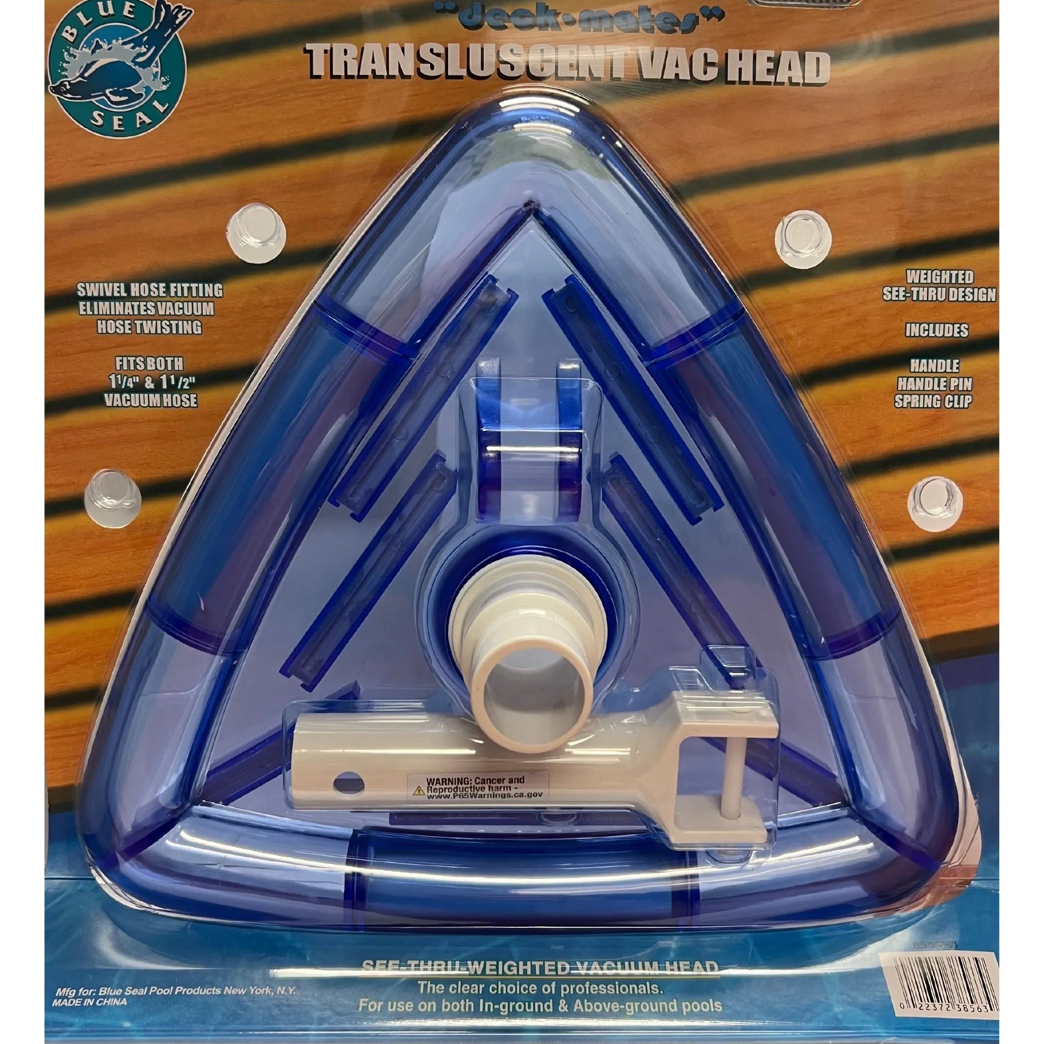 Blue Torrent Translucent Vac head