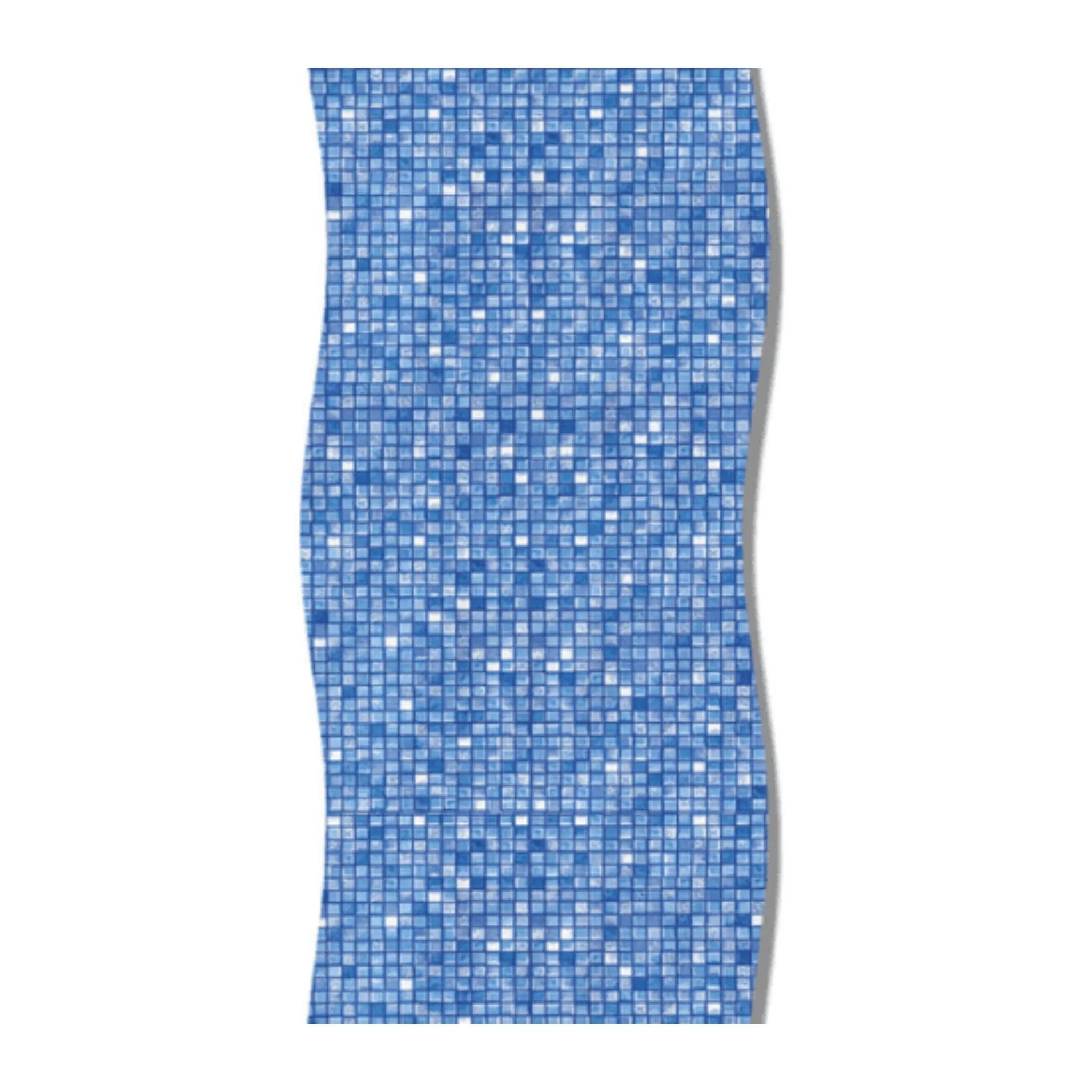 12' Round Cube Tile Overlap Above Ground Pool Liner 25 Gauge 48"-54" Tall Wall