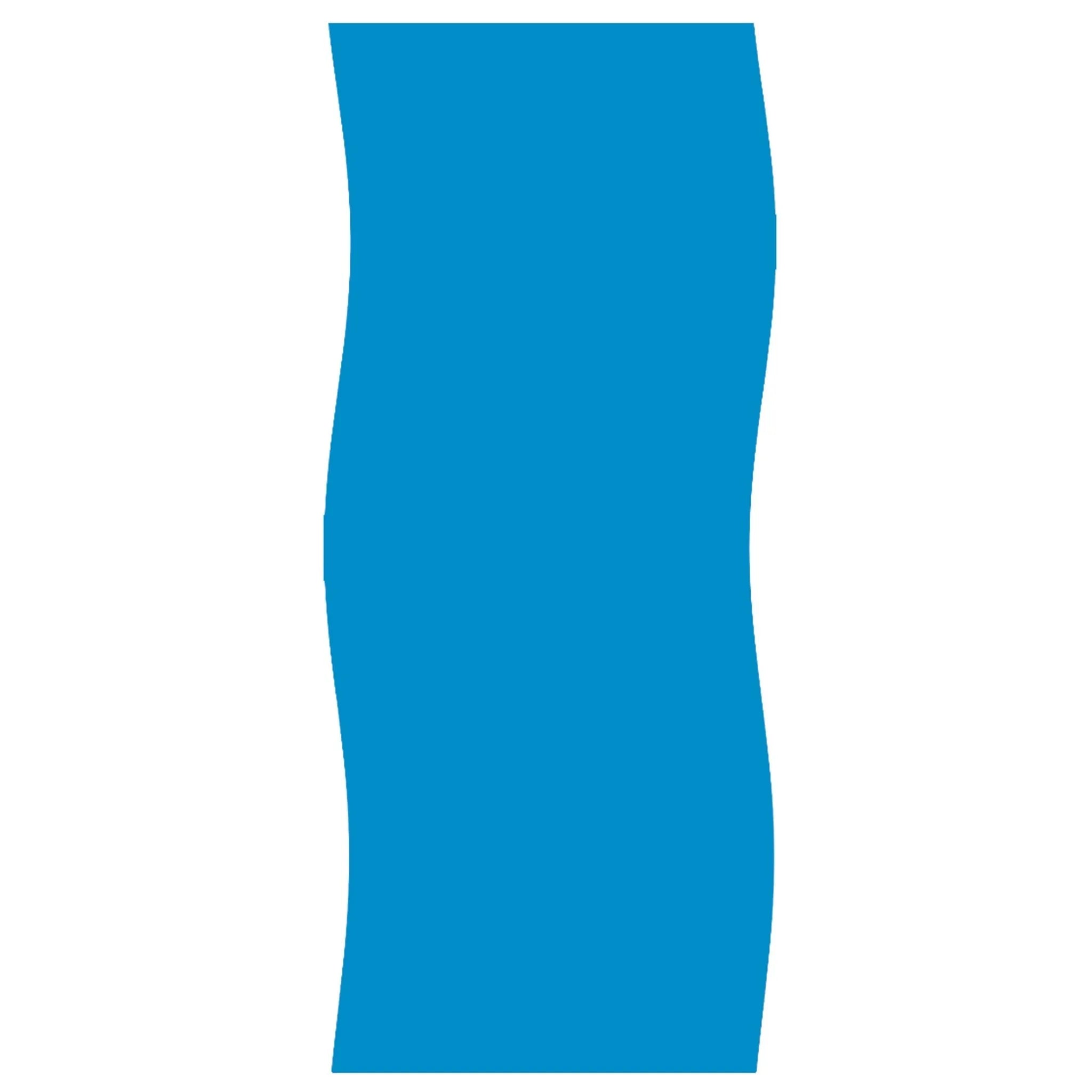 21' x 42' Oval Solid Blue Unibead Above Ground Pool Liner 25 Gauge