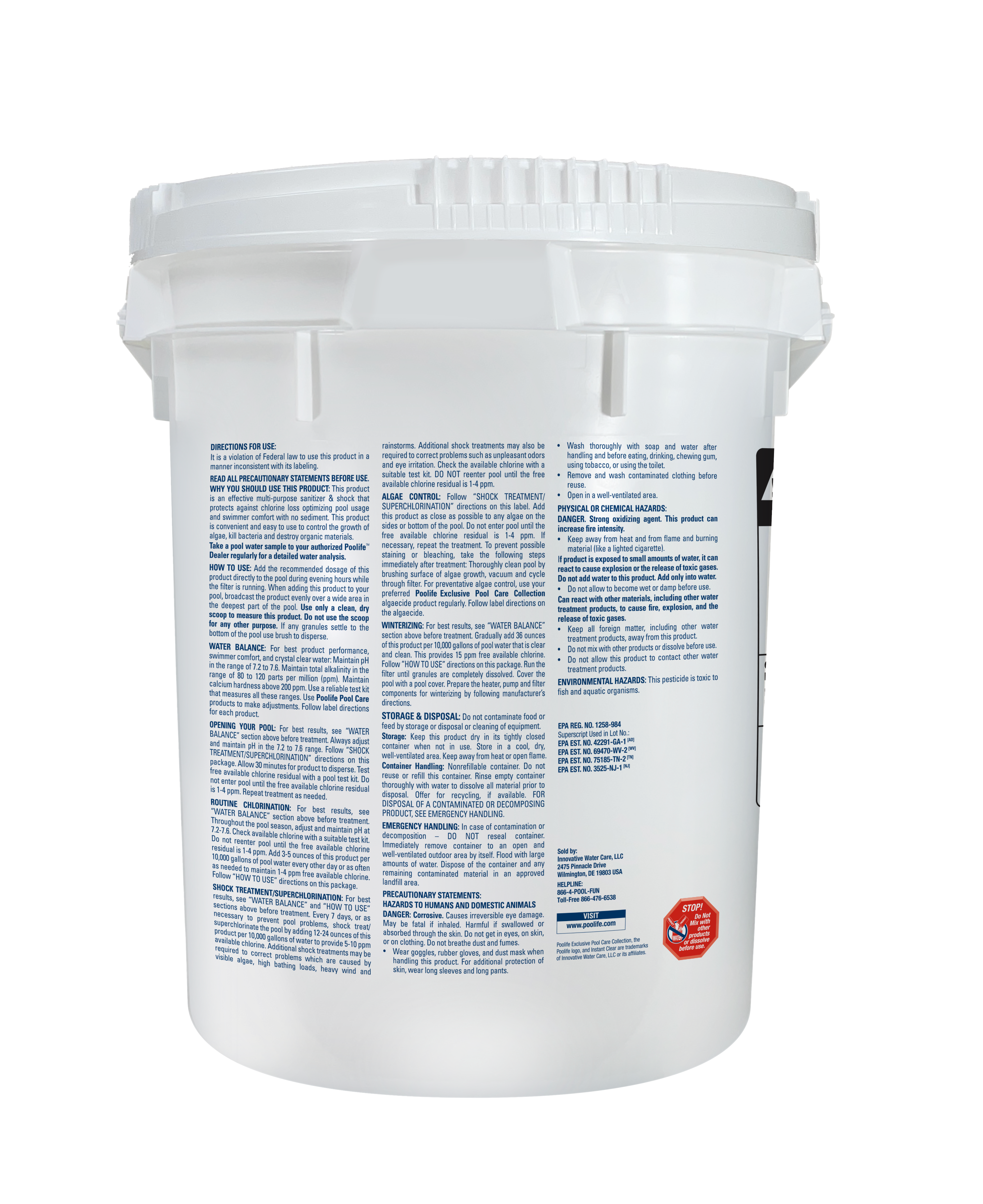 Poolife Instant Clear Cleaning Granules