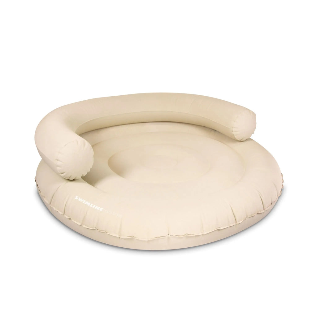 Swimline Cloud Chaise Hybrid 360 - Oxford Fabric Pool Float Lounge with Removable Backrest