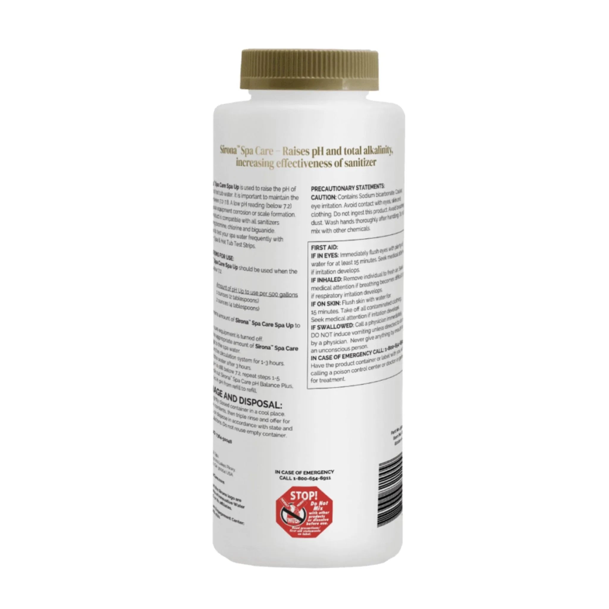 Sirona Spa Care Spa Up 2lb Bottle