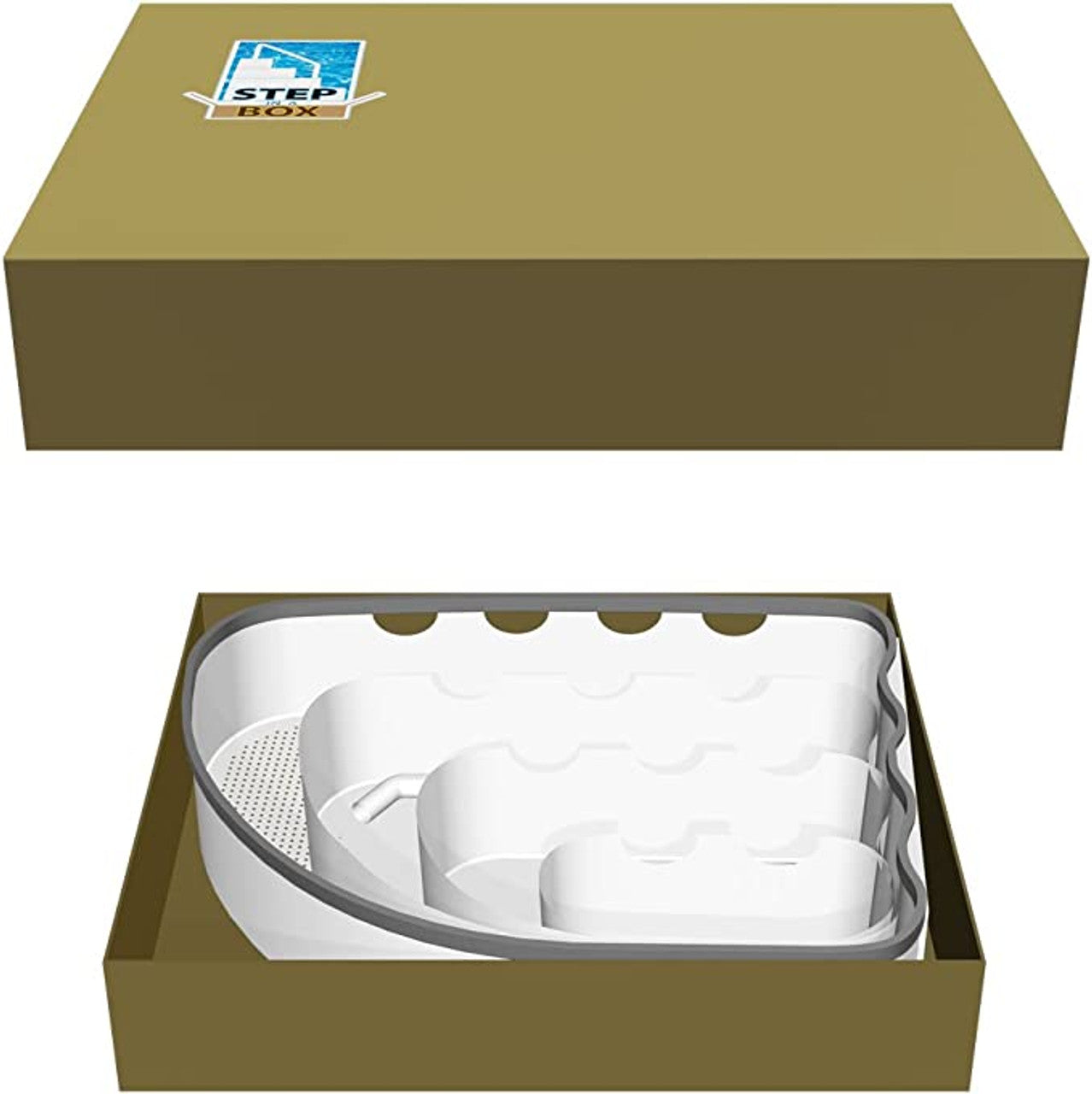 Blue Torrent Step-in-a-Box for Above Ground Pools Includes Free Liner Pad!