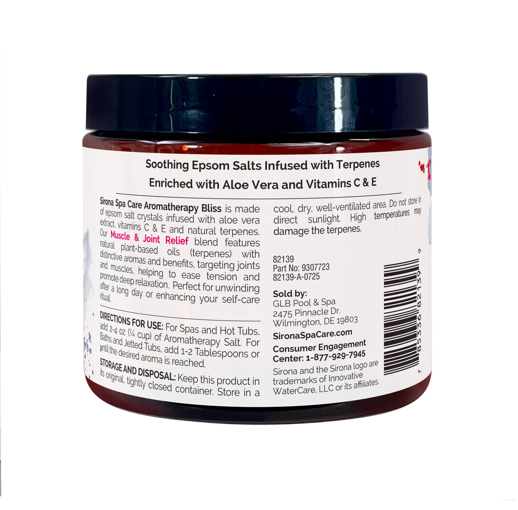 Muscle & Joint Relief Aromatherapy Bliss by Sirona Spa Care