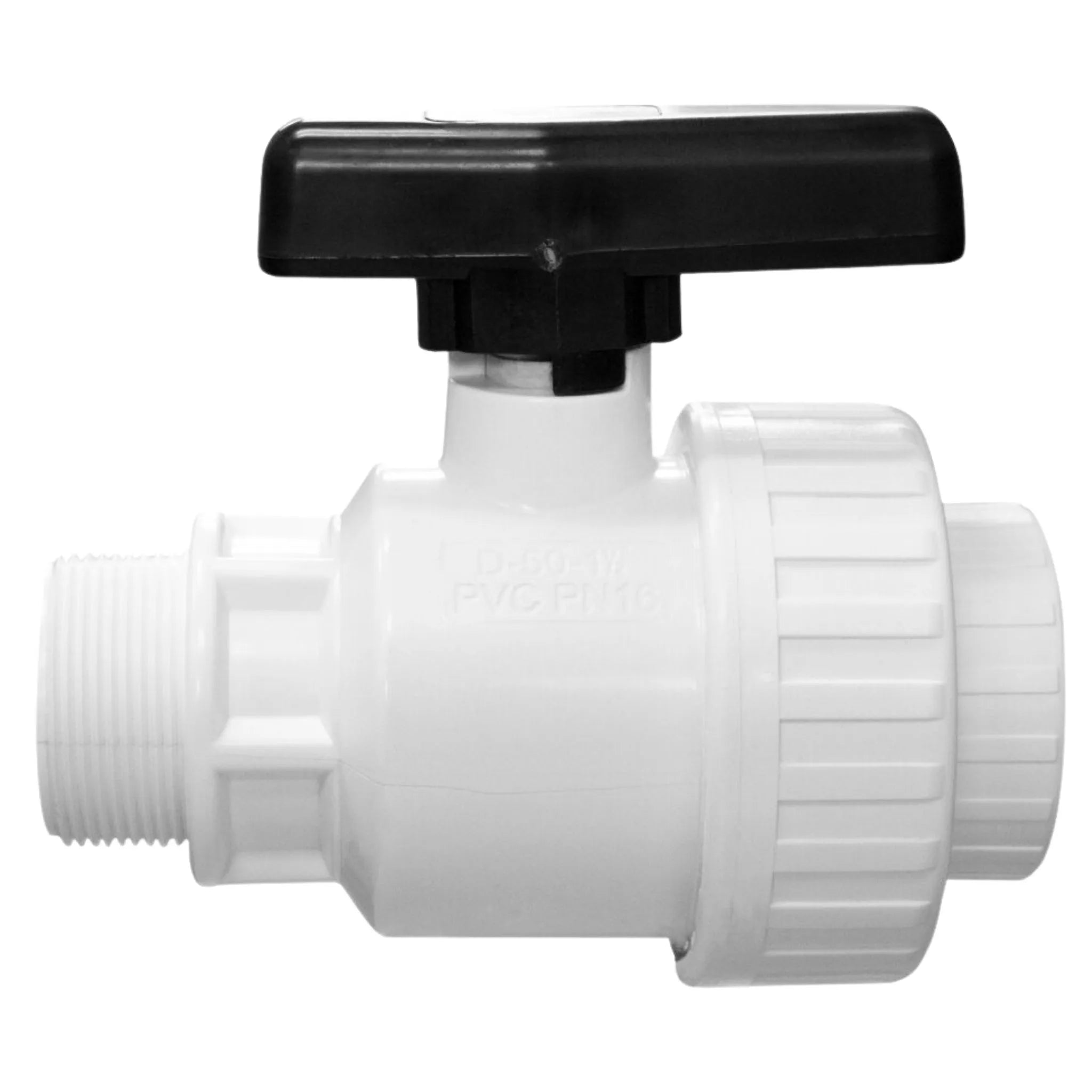 1-1/2" Standard Ball Valve & Union 1.5" MPTxFPT
