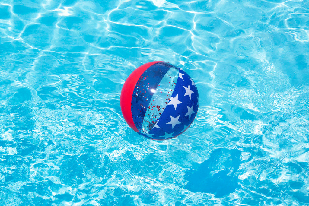 Swimline Americana Glitter 22" Beach Ball 90019