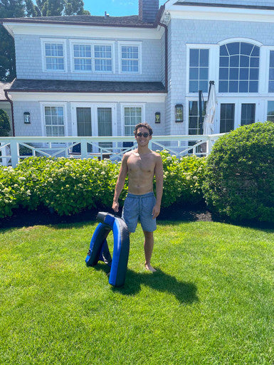 Swimline Inflatable Fabric Covered U-Seat Pool Float