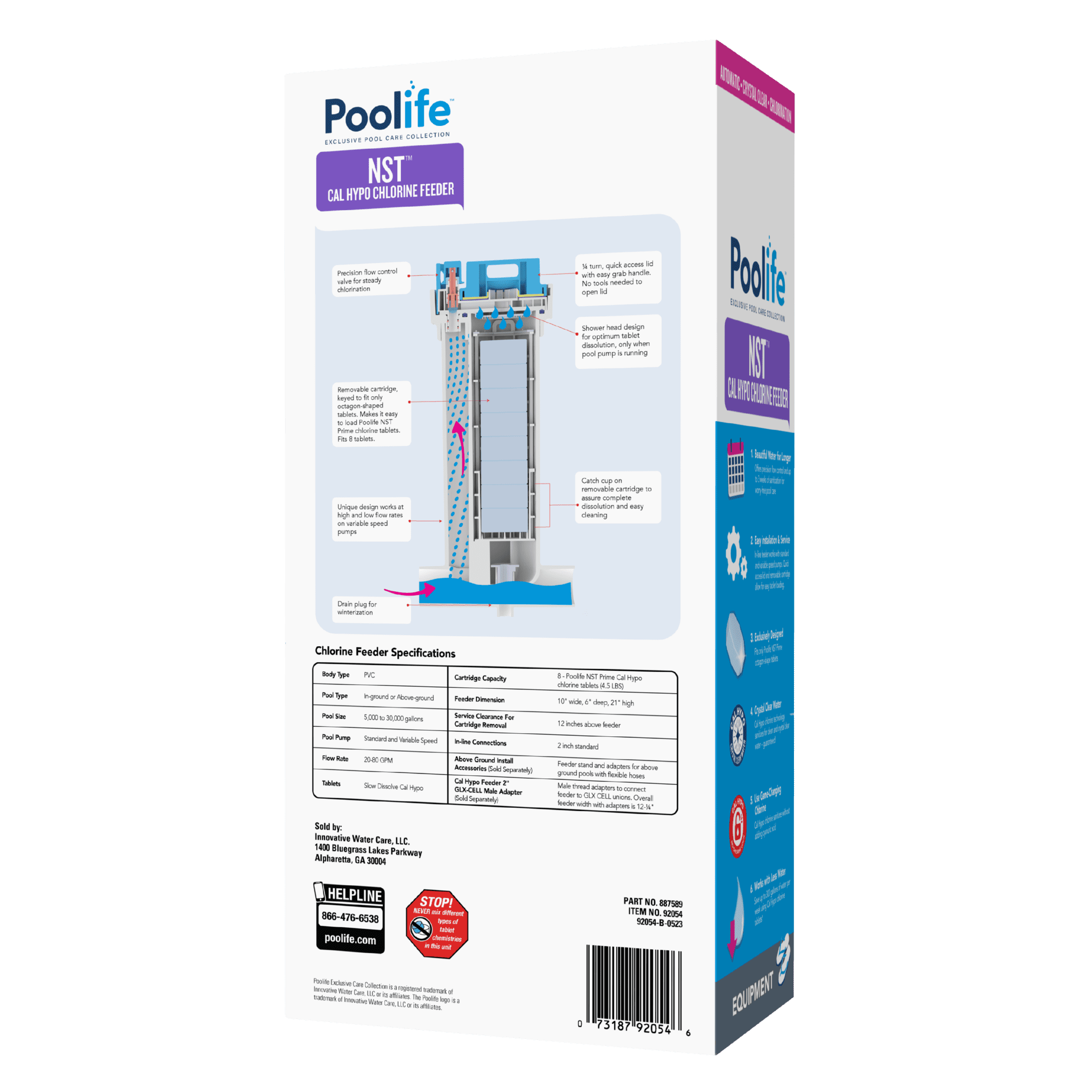 Poolife™ NST™ Prime Automatic Cal Hypo Chlorine Feeder