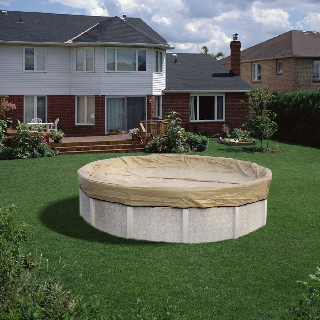 20-Year HPI Armor Kote Winter Pool Cover for 33 ft. Round Pools (Cover Size: 37 ft.) Made In America
