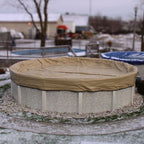 20-Year HPI Armor Kote Winter Pool Cover for 28 ft. Round Pools (Cover Size: 32 ft.) Made In America