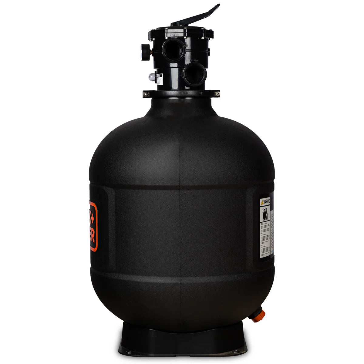 BLACK + DECKER 24" Sand Filter Tank w/ 2" 6-Way Valve & Pedestal Base