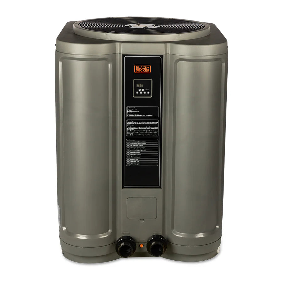 BLACK + DECKER Energy-Saving Heat Pump 137,000 BTU to Heat 45,000 Gallon Pool