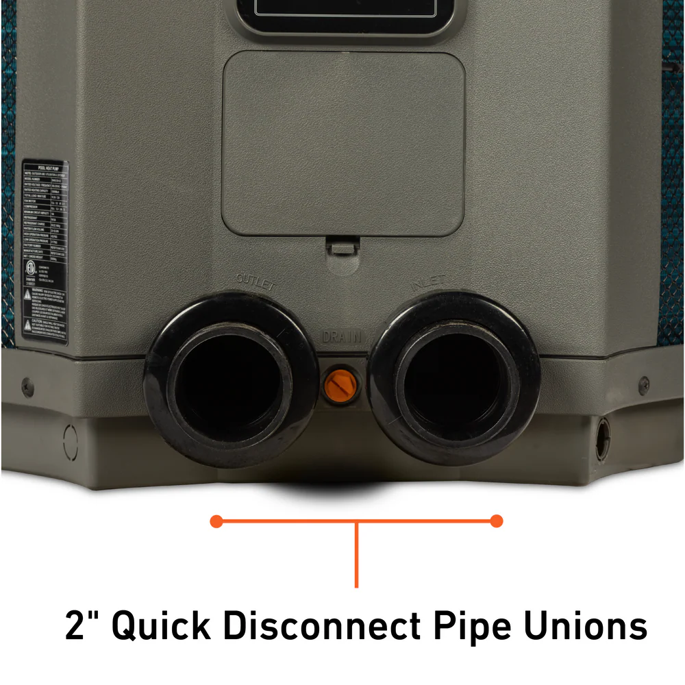 BLACK + DECKER Energy-Saving Heat Pump 53,000 BTU to Heat 10,000 Gallon Pool