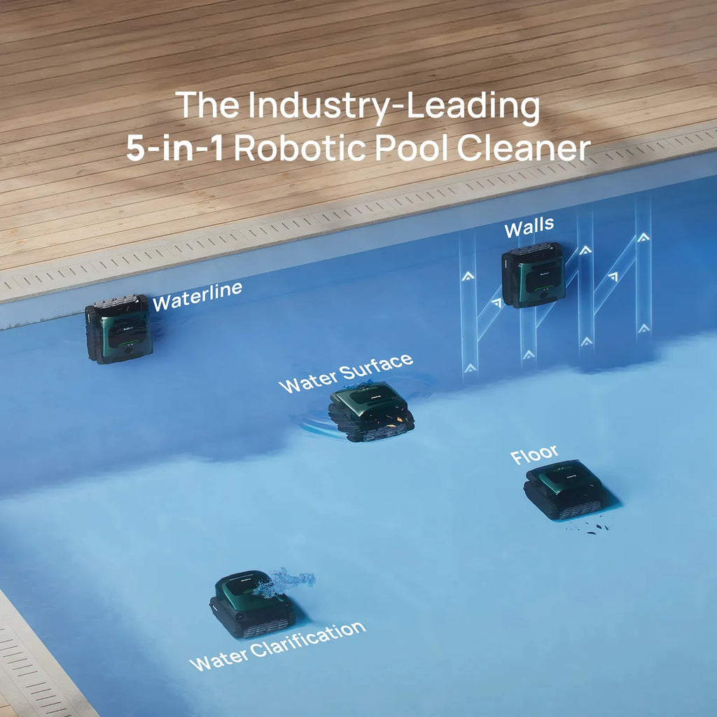 Beatbot P300 Pro Cordless Robotic Pool Cleaner – AI-Powered 4-in-1 Cleaning