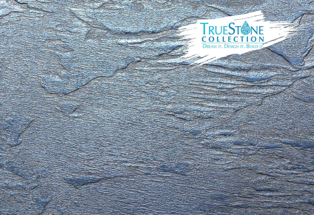 Blue Slate Shimmer Stone For Destination Series GLI Inground Pool Liner 27 Mil