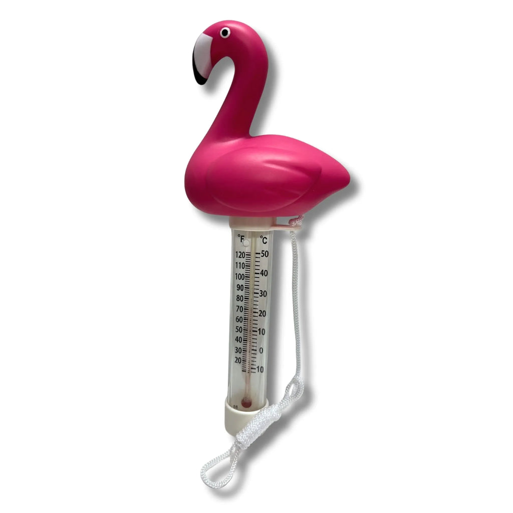 Pink Flamingo Floating Thermometer