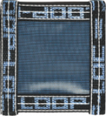 Loop-Loc 20 ft. x 40 ft. Rectangle Super Dense Mesh Blue Safety Cover