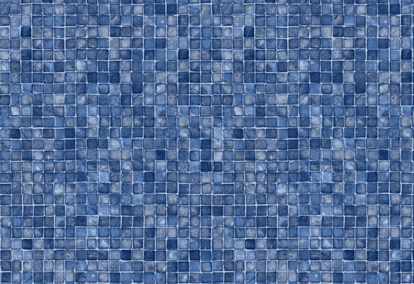 Blue Mosaic Inground Vinyl Liner