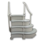 Confer Plastics Curve InPool Complete Step System for Above Ground Pools