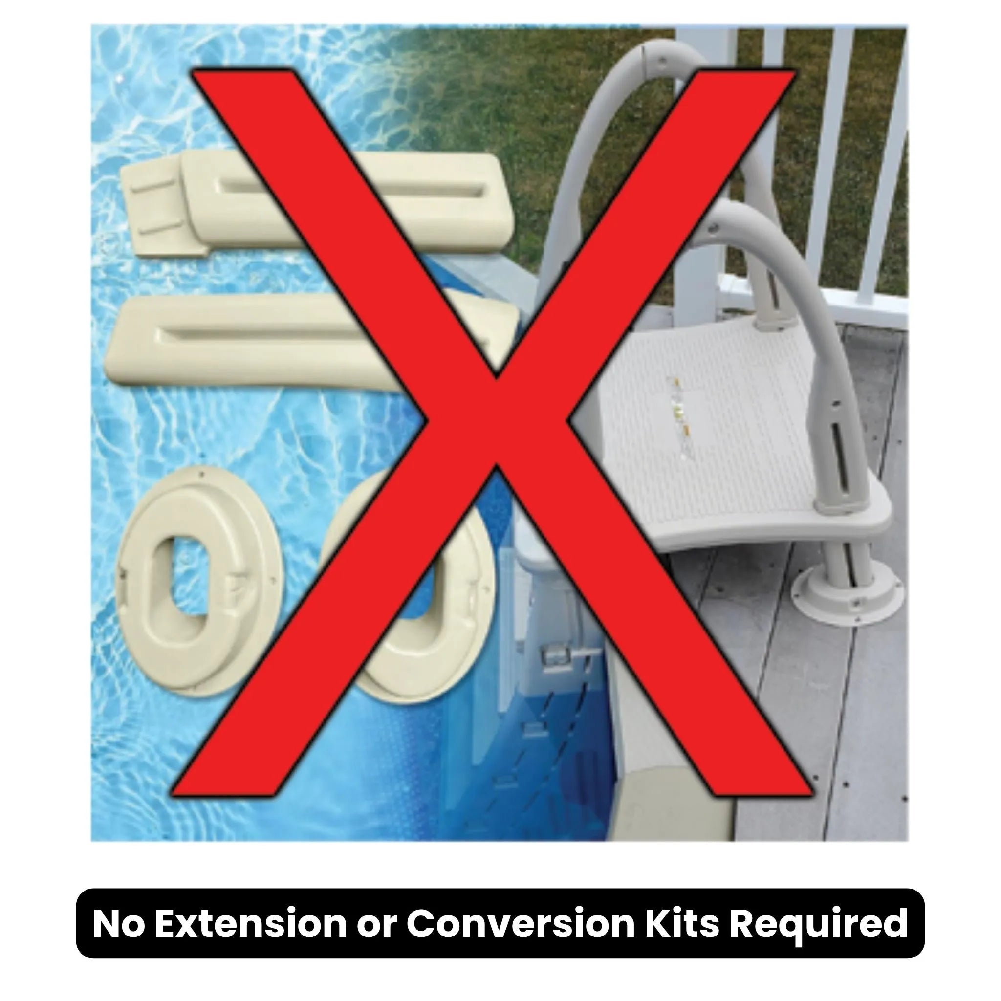 Confer Plastics 9300 Roll-2-Guard Above Ground Pool Step