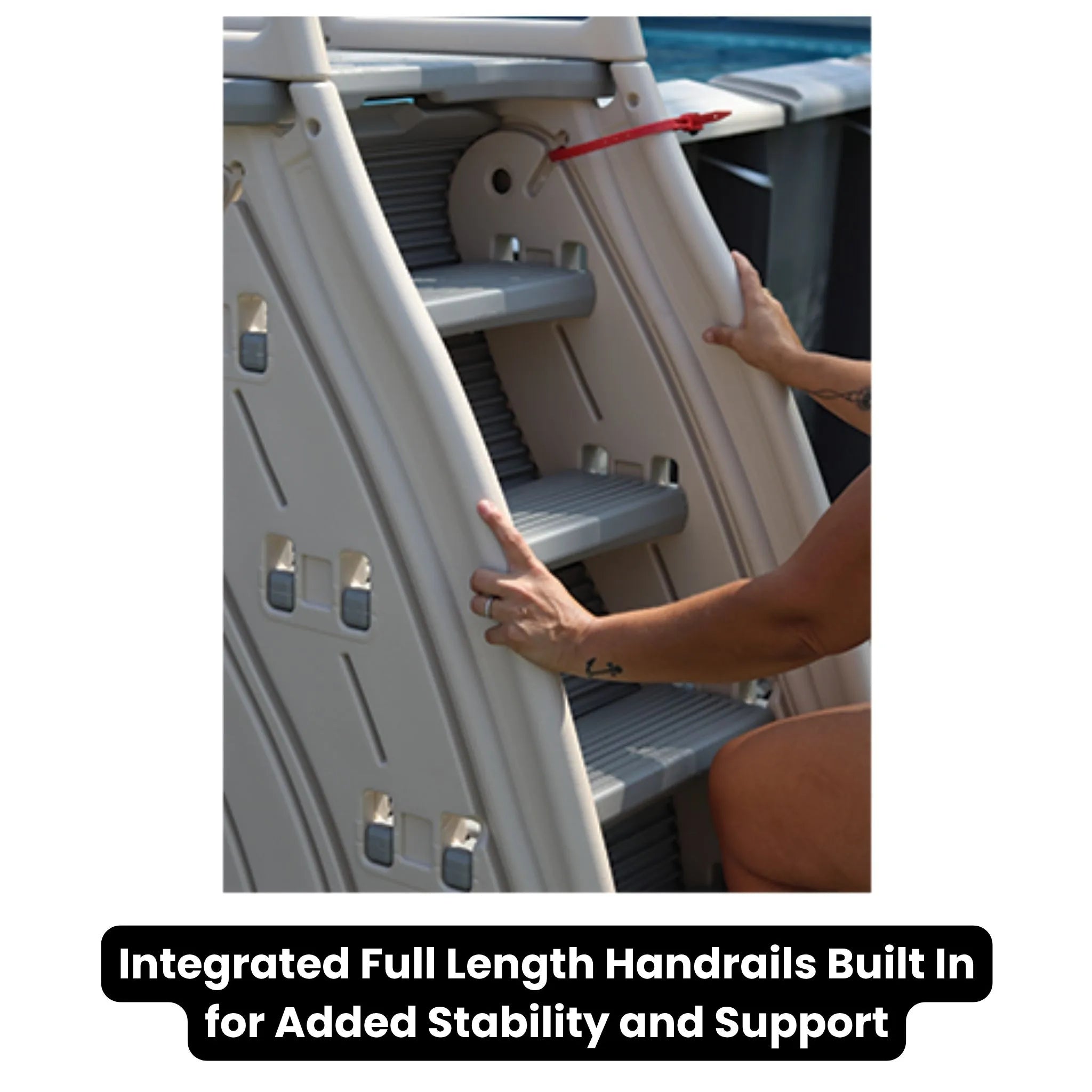 Confer Plastics 9300 Roll-2-Guard Above Ground Pool Step