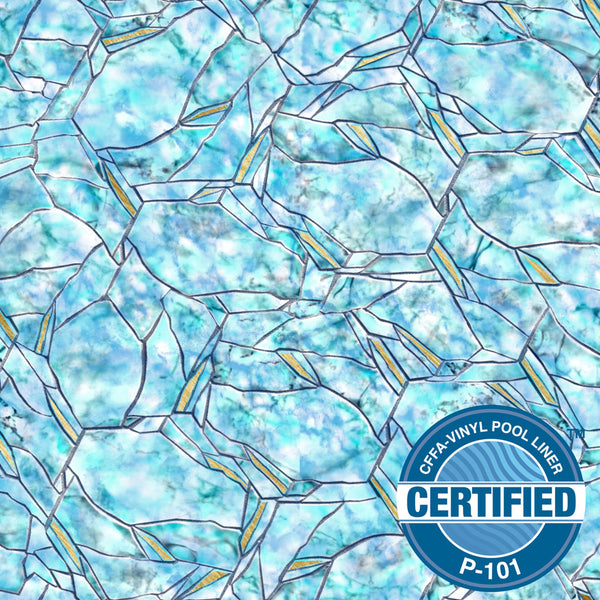 Creation Teal Inground Vinyl Liner