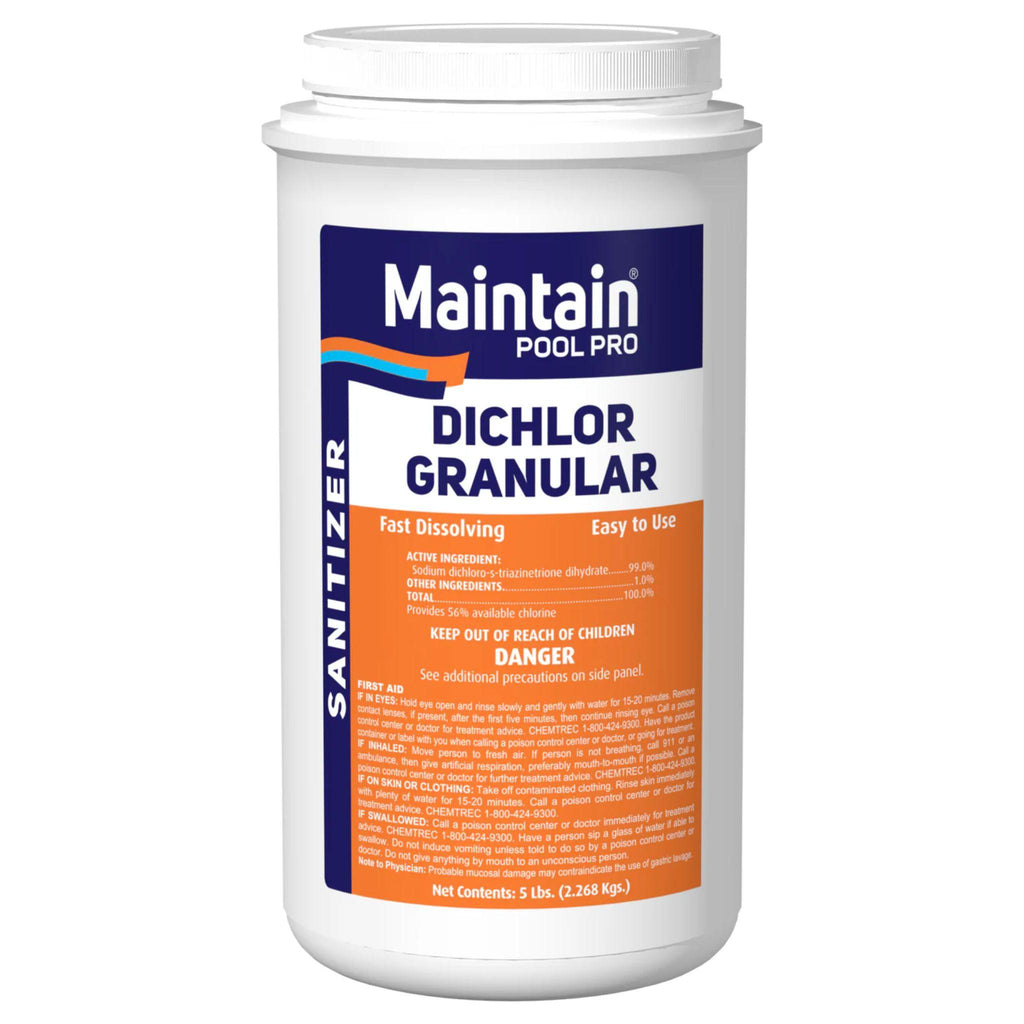 5 lbs. dichlor granular for pools and spas