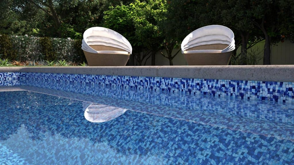 Disco Pearl Shimmer Stone For Destination Series GLI Inground Pool Liner 27 Mil
