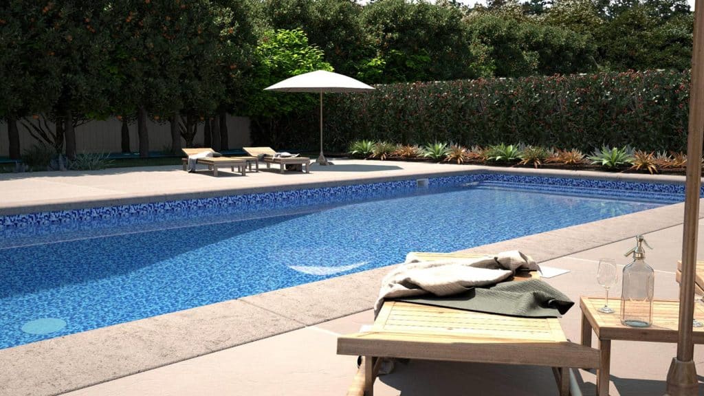 Disco Pearl Shimmer Stone For Destination Series GLI Inground Pool Liner 27 Mil