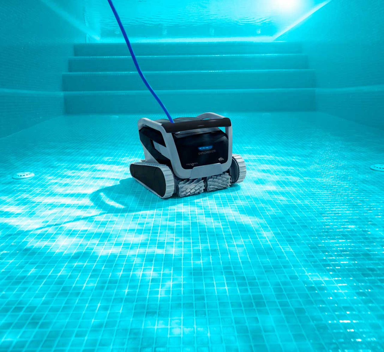 Dolphin Explorer E70 Robotic Pool Cleaner: Includes Free Caddy!