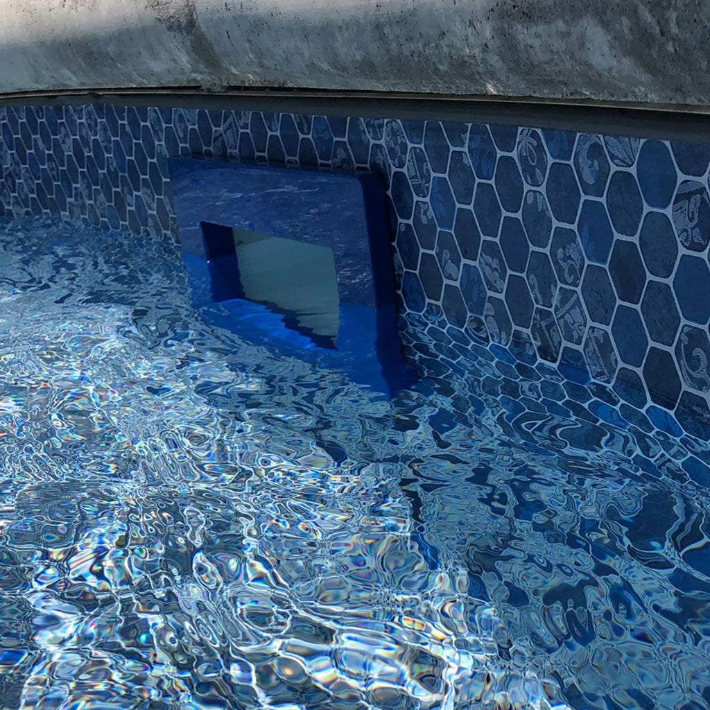 Falling Esagono with Gray Crystal Destination Series GLI Inground Pool Liner 27 Mil