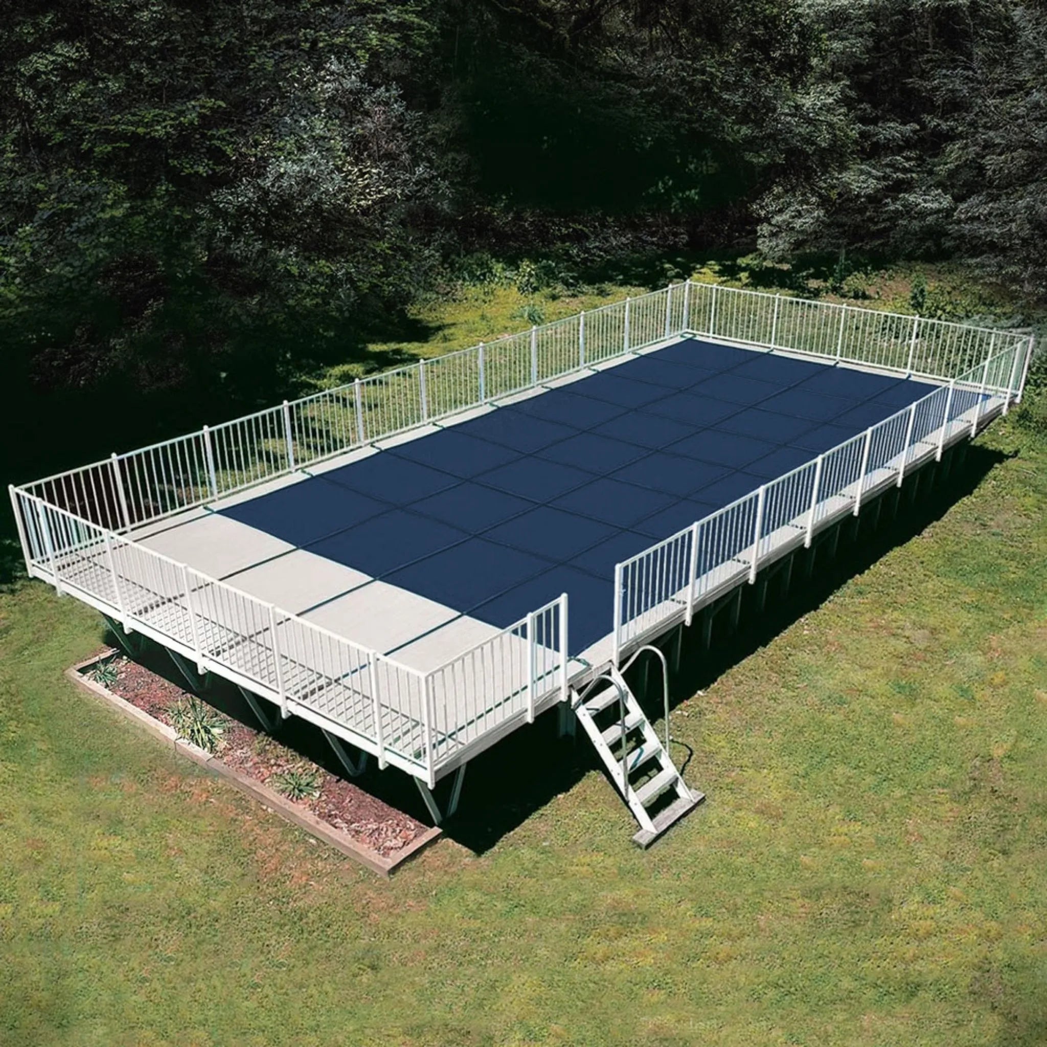 16' x 28' On-Ground HPI Yard Guard Mesh 99 Safety Cover