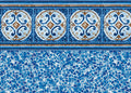 Hampton with SeaGlass Destination Series GLI Inground Pool Liner 27 or 20 Mil